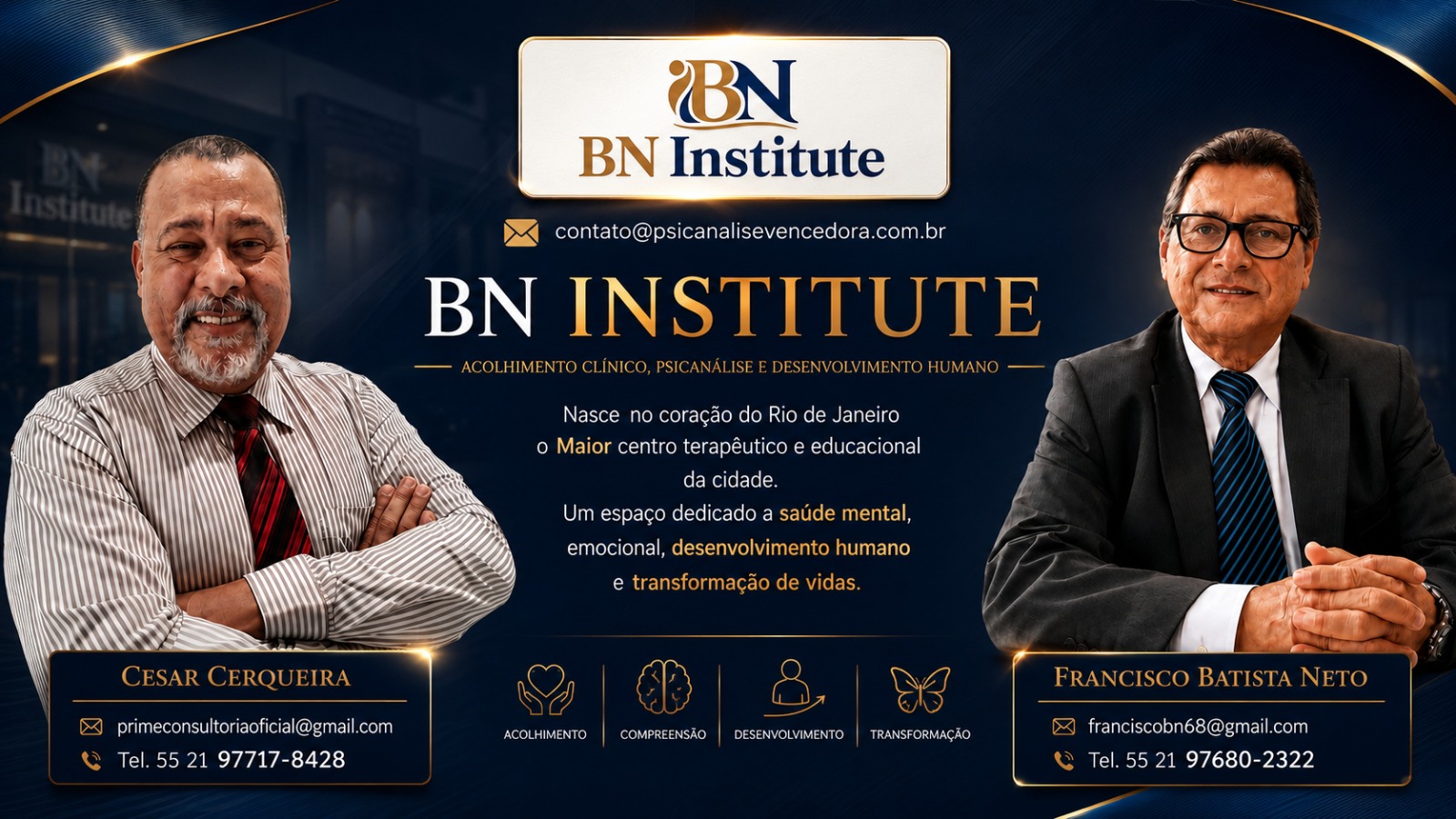 Principais Responsáveis do BN Institute